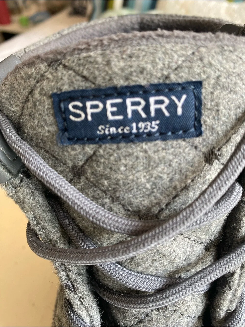 Sperry Syren Gulf Duck Boot, Quilted Wool, Waterproof, Insulated, size 10